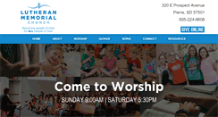 Desktop Screenshot of lutheranmemorial.org