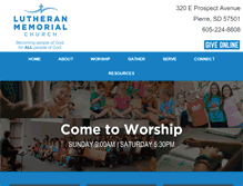 Tablet Screenshot of lutheranmemorial.org